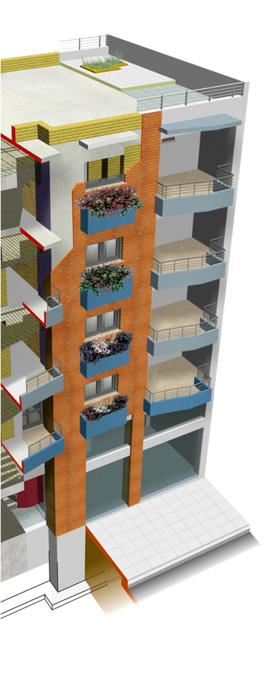 HoloBIM Construct building model (Right half)